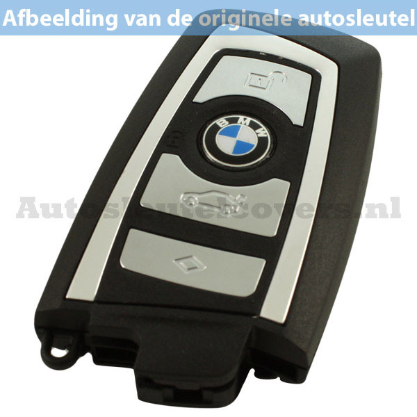 Installeren Verwoesting Trend BMW 4-knops smart key sleutelcover – zwart