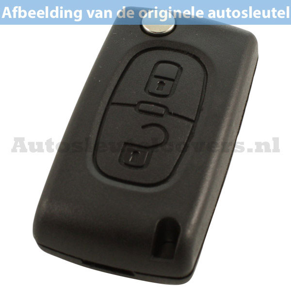 Peugeot 2-knops sleutelcover – roze