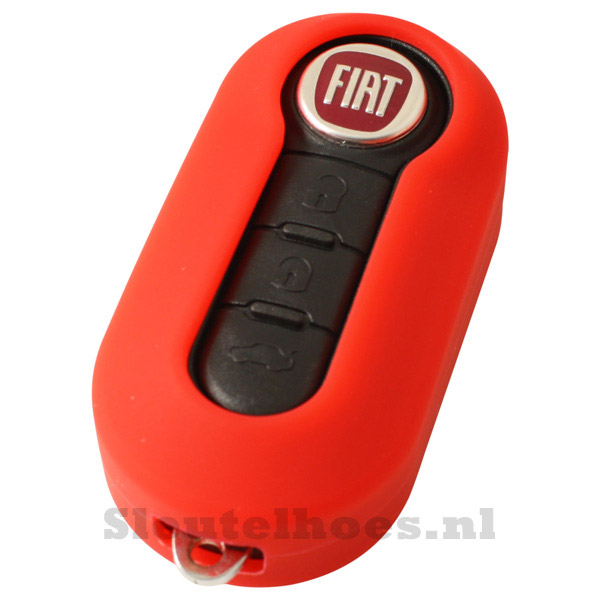 Voorwaarde afbreken rijk Fiat 3-knops klapsleutel sleutelcover – rood